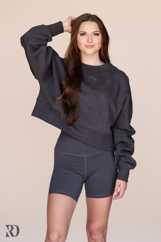 WARMUP PULLOVER | CHARCOAL
