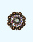 Copper Jet - AB -  Crystal Conchos Sizes from 1"-3" and Buckles