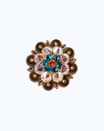 Copper Fire Opal - Teal - AB Crystal Conchos Sizes from 1"-3" and Buckles