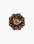 Copper Teal - Champagne - Topaz - Crystal Conchos Sizes from 1"-3" and Buckles