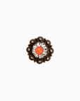 Copper Coral - Clear Crystal Conchos Sizes from 1"-3" and Buckles