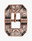 Copper Jet - AB -  Crystal Conchos Sizes from 1"-3" and Buckles