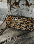 Cheetah Cowhide Wallet - Wristlet