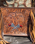 The Showdown Tooled Leather Purse