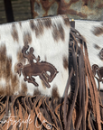 Cowboy Fringe Cowhide Handbag