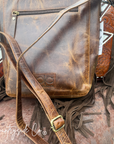 Bronco Tooled Leather Bolt Purse by Countryside Co.