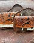 Grace Tooled Leather Purse by Countryside Co.