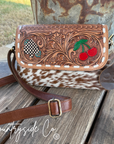 Lucky Charm Leather and Cowhide Purse