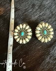 Cora Natural Stone and Turquoise Earrings