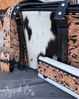 Panhandle Concealed Carry Cowhide Purse and Wallet BUNDLE