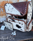 Mesa Cowhide Concealed Carry Backpack, Wristlet, Keychain BUNDLE