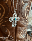 Southwestern Cross Necklace