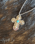 Southwestern Cross Necklace
