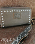 Boot Stitch Leather Wallet Wristlet by Countryside Co.