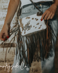 Cowboy Fringe Cowhide Handbag