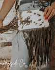 Cowboy Fringe Cowhide Handbag