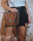 The Showdown Tooled Leather Purse