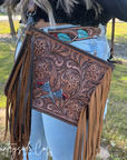 The Showdown Tooled Leather Purse