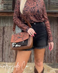 Grace Tooled Leather Purse by Countryside Co.