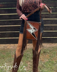 Bronco Tooled Leather Bolt Purse by Countryside Co.