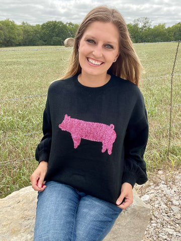 QUEEN OF STOCKSHOW SWEATER