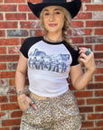 Cowboy Scene Baby Tee