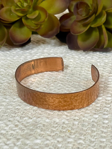 Vintage Handmade Copper Cuff - Everest Ranch