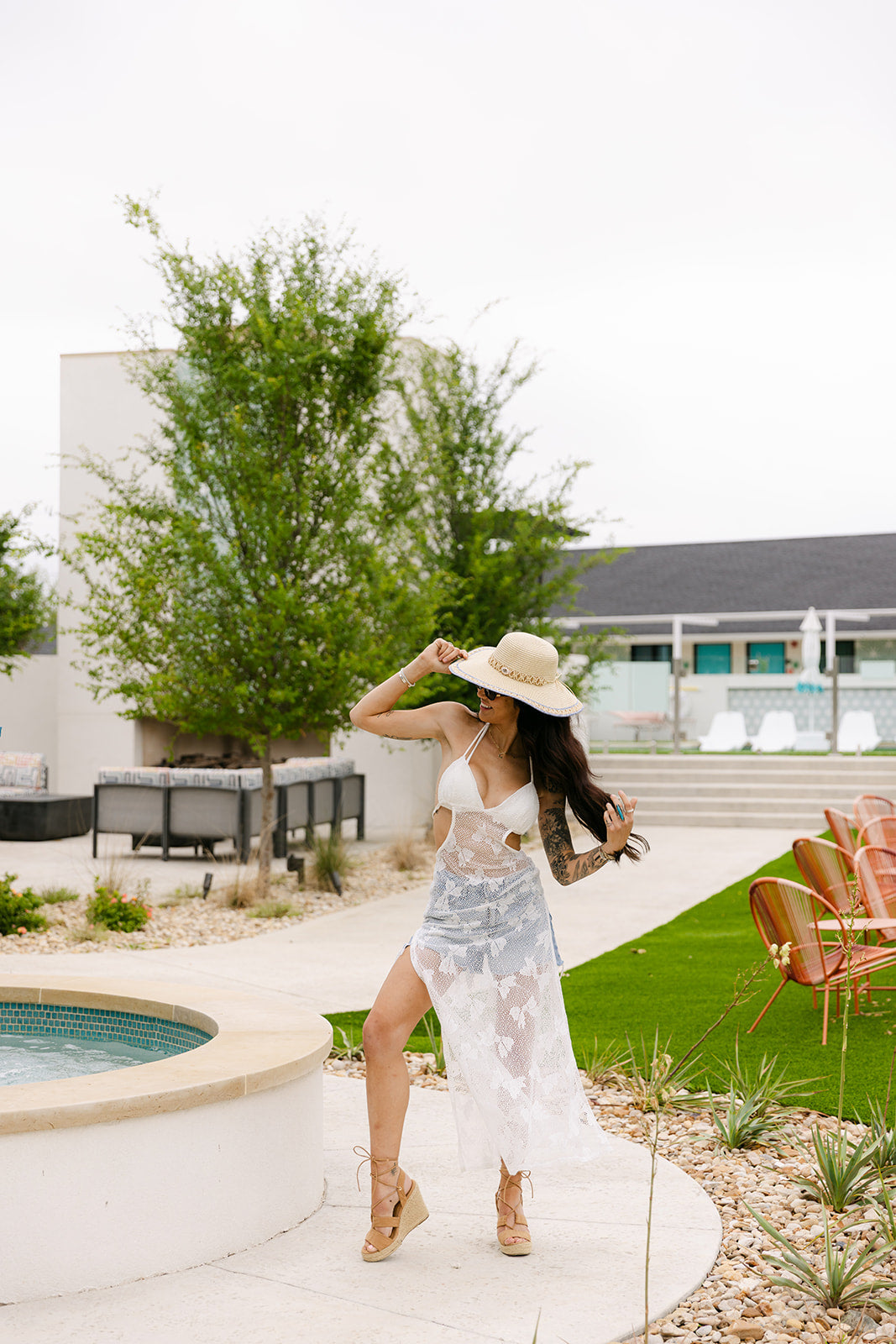 The Luella Lace Cover Up