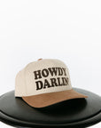 Howdy Darlin Corduroy Cap In Beige