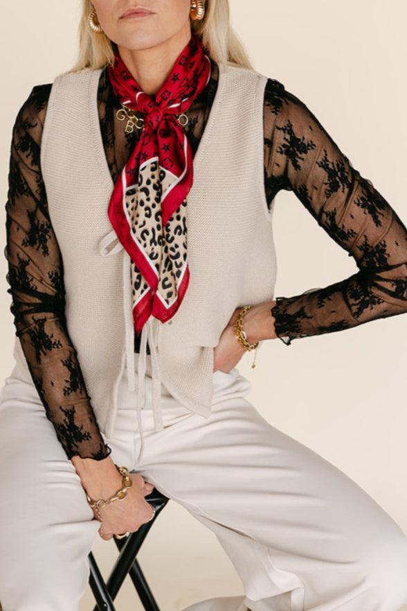 The Raelyn Lace Top in Black