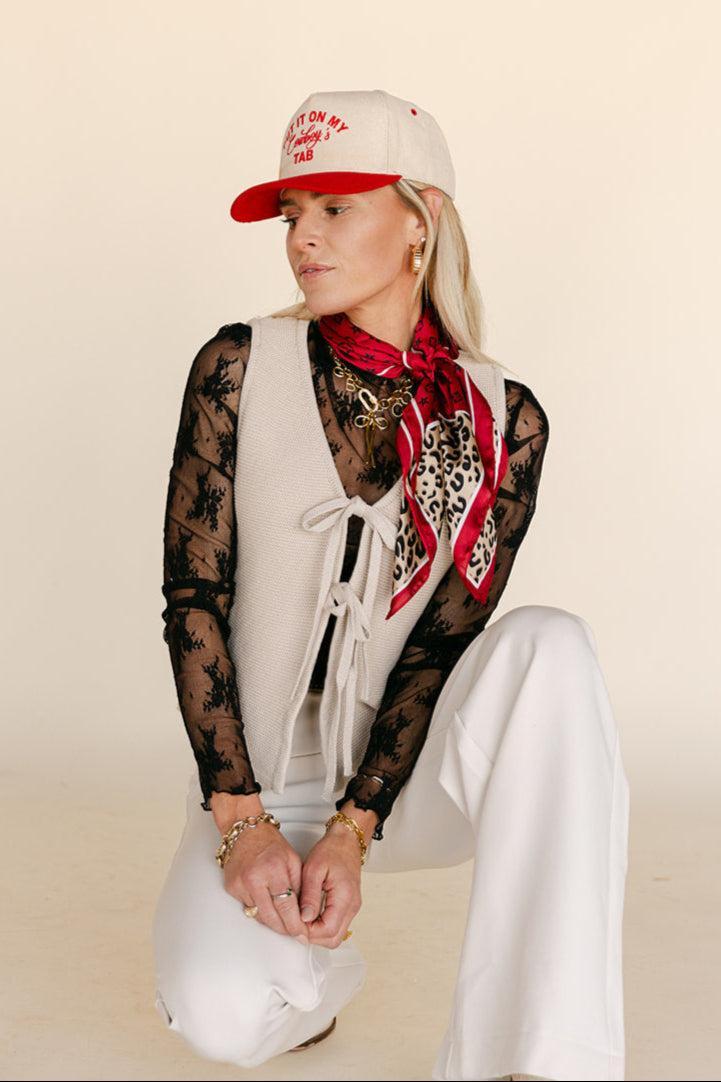 The Raelyn Lace Top in Black