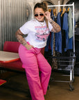 The Alister Pant in Fuchsia