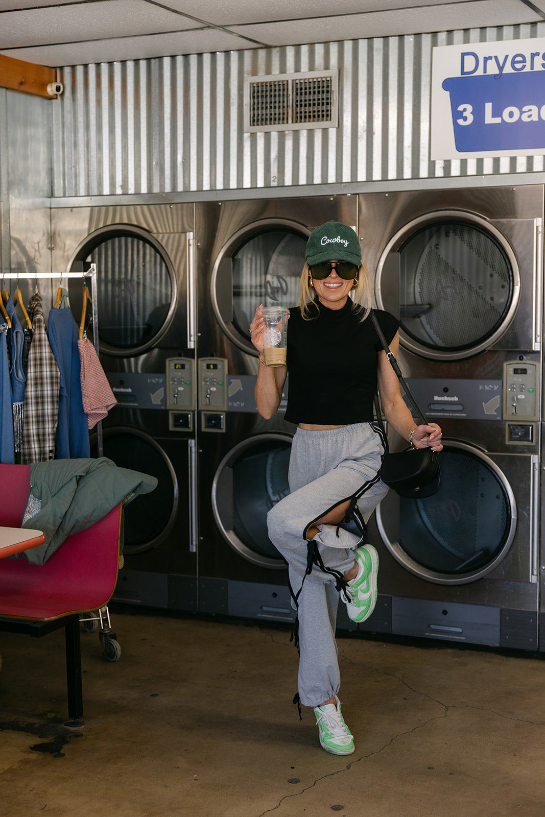 The Maggie Bow Joggers in Grey