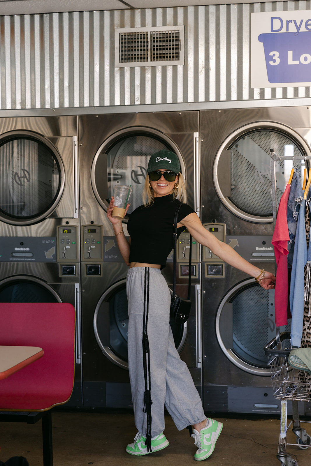The Maggie Bow Joggers in Grey