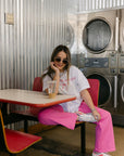 The Alister Pant in Fuchsia