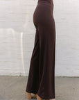 The Zoey Flare Trouser In Chocolate