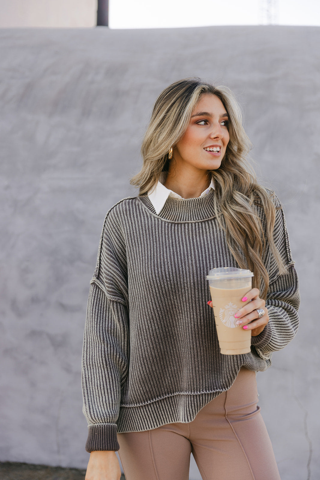The Riana Oversized Cropped Sweater
