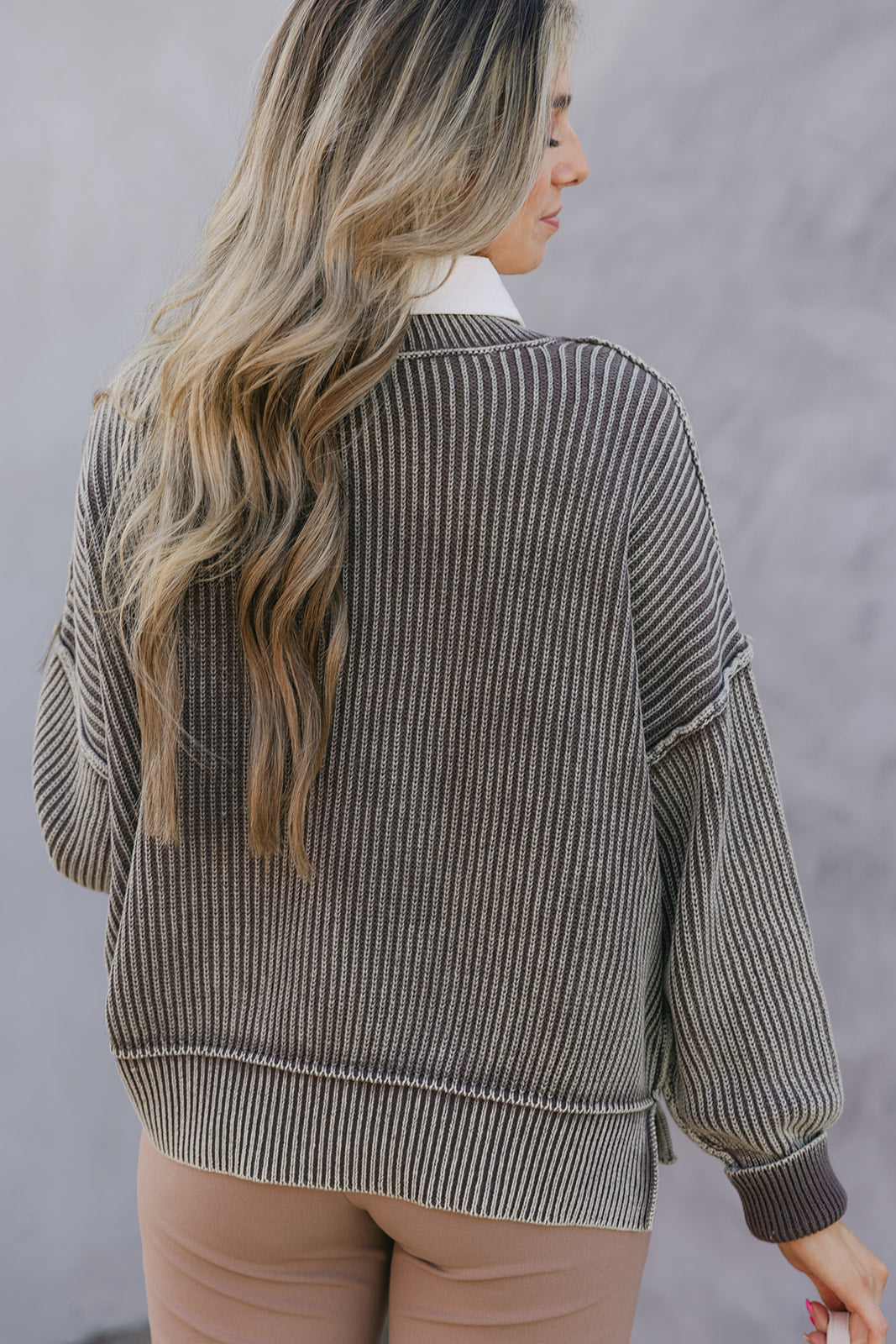 The Riana Oversized Cropped Sweater