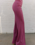 The Zoey Flare Trouser in Marsala