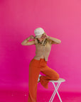 SALE The Alice Trouser in Rust