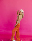 SALE The Alice Trouser in Rust
