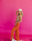 SALE The Alice Trouser in Rust