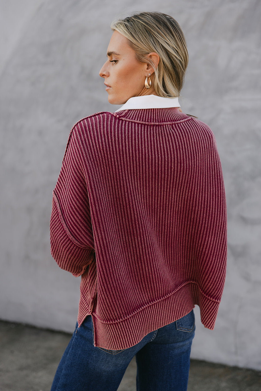 The Riana Oversized Cropped Sweater