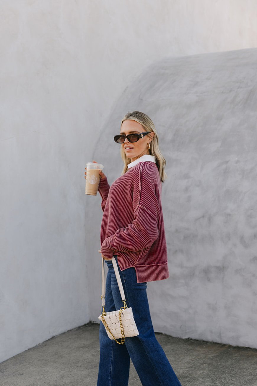 The Riana Oversized Cropped Sweater
