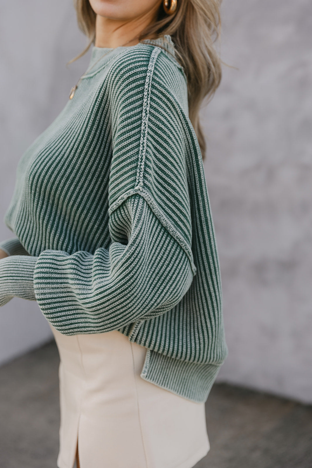 The Riana Oversized Cropped Sweater