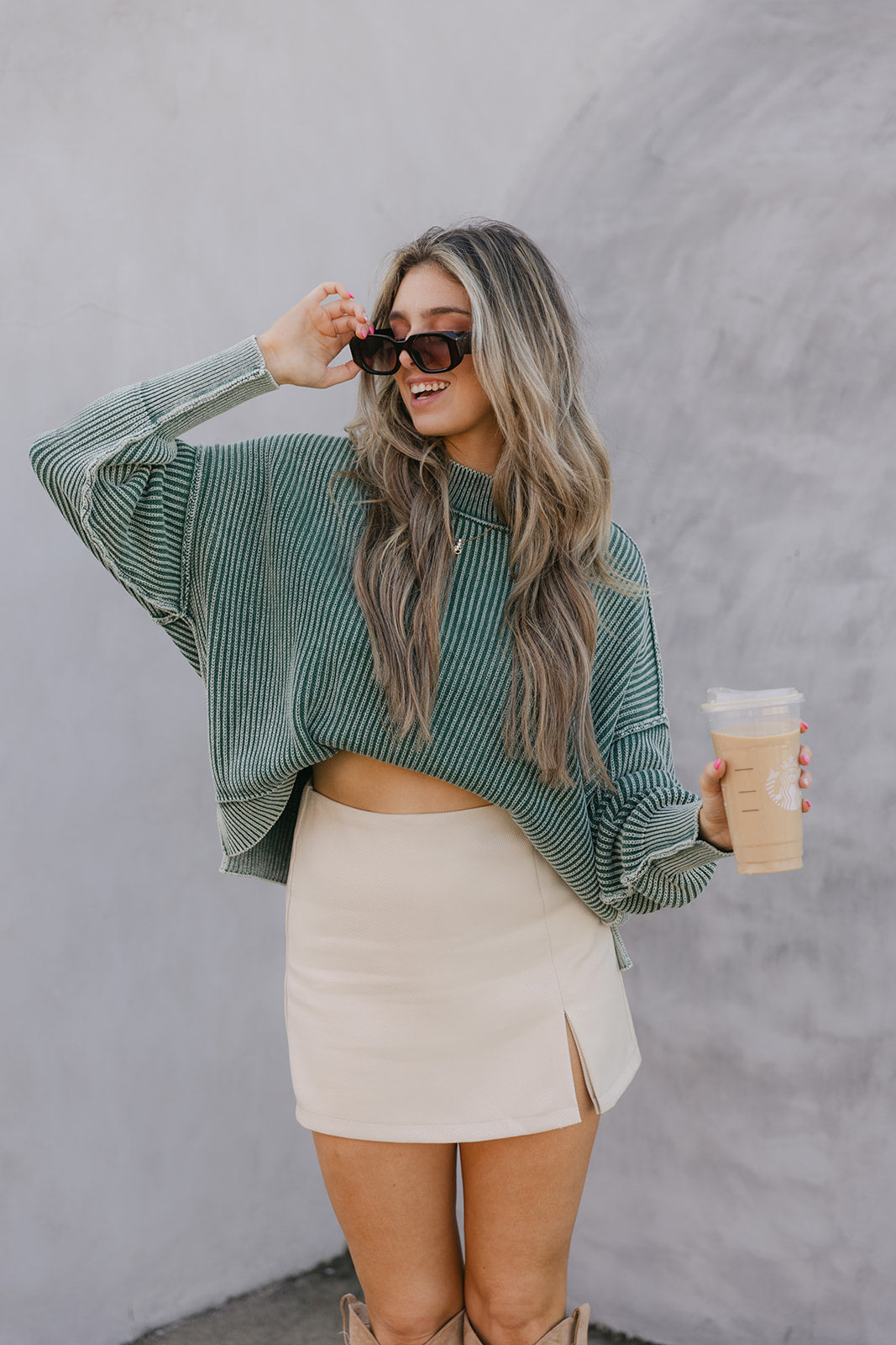 The Riana Oversized Cropped Sweater
