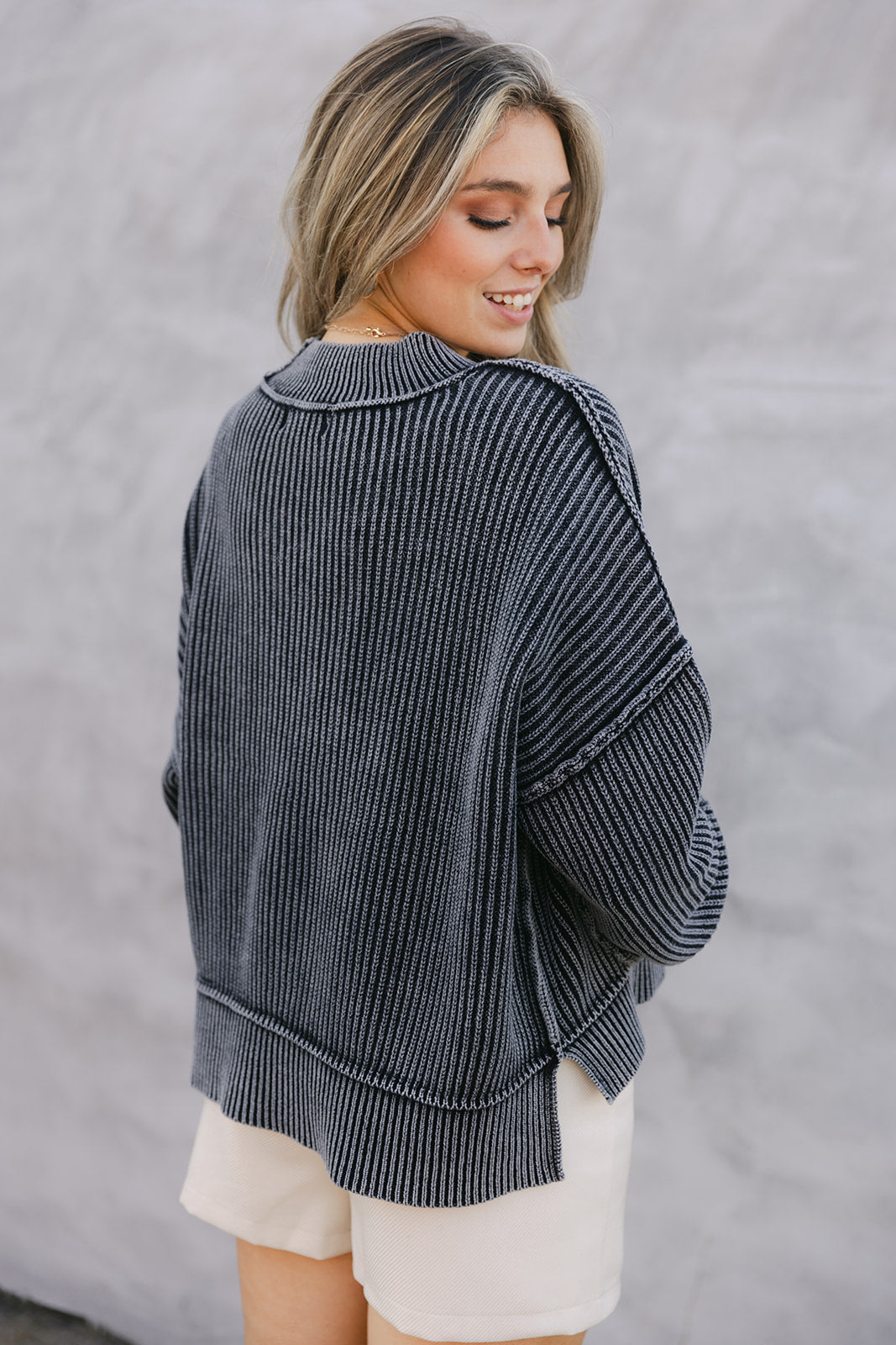 The Riana Oversized Cropped Sweater