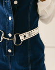 The Amalie Horsebit Belt