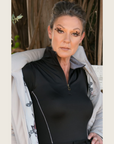 Black and Silver Riding Shirt