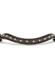 Taos Black Patent Leather Snaffle Bridle